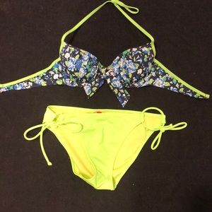 Halter bathing suit
